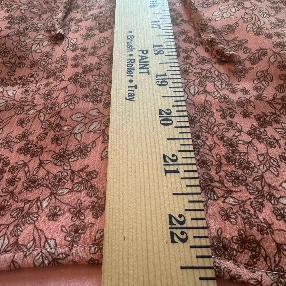 New Ann Taylor Loft Women’s Petite XS Floral Ruffle Blouse W/Camisole - Picture 9 of 10